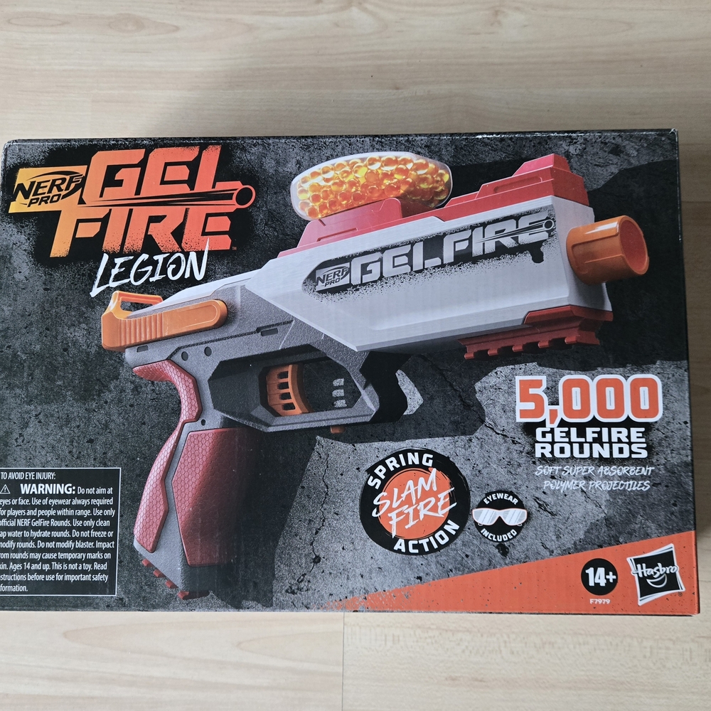 New! Nerf Gelfire Legion Blaster with 5000 Rounds